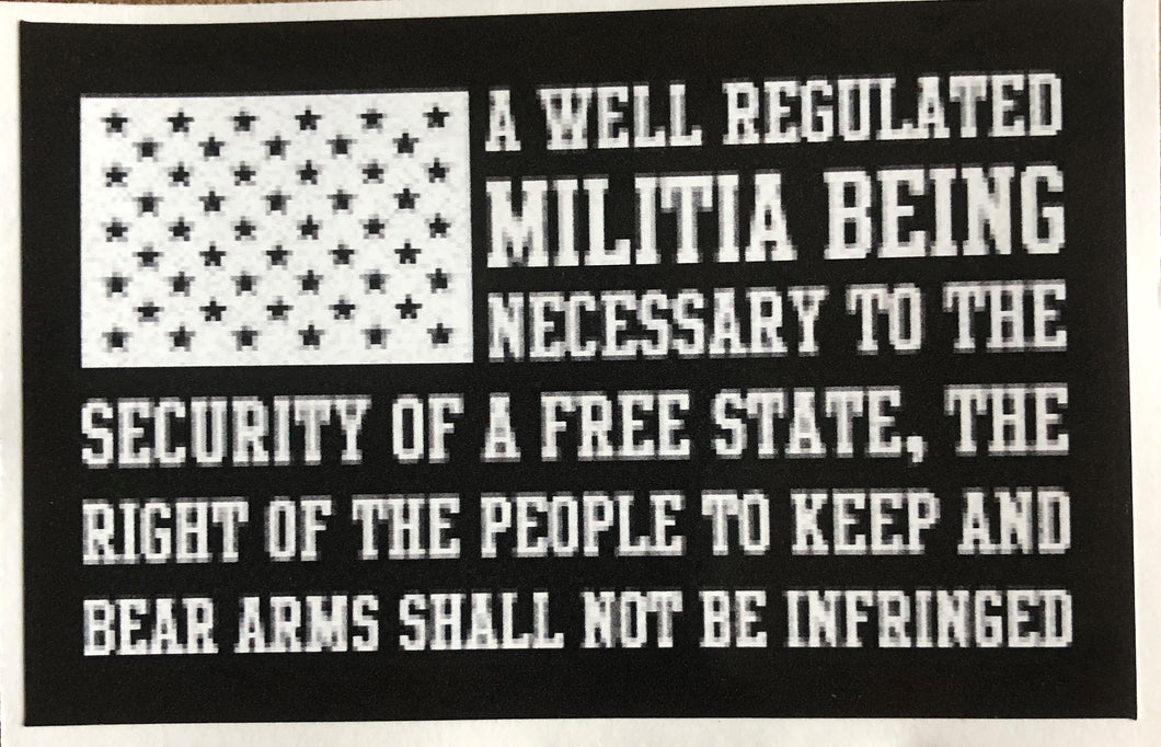 2A Flag Sticker